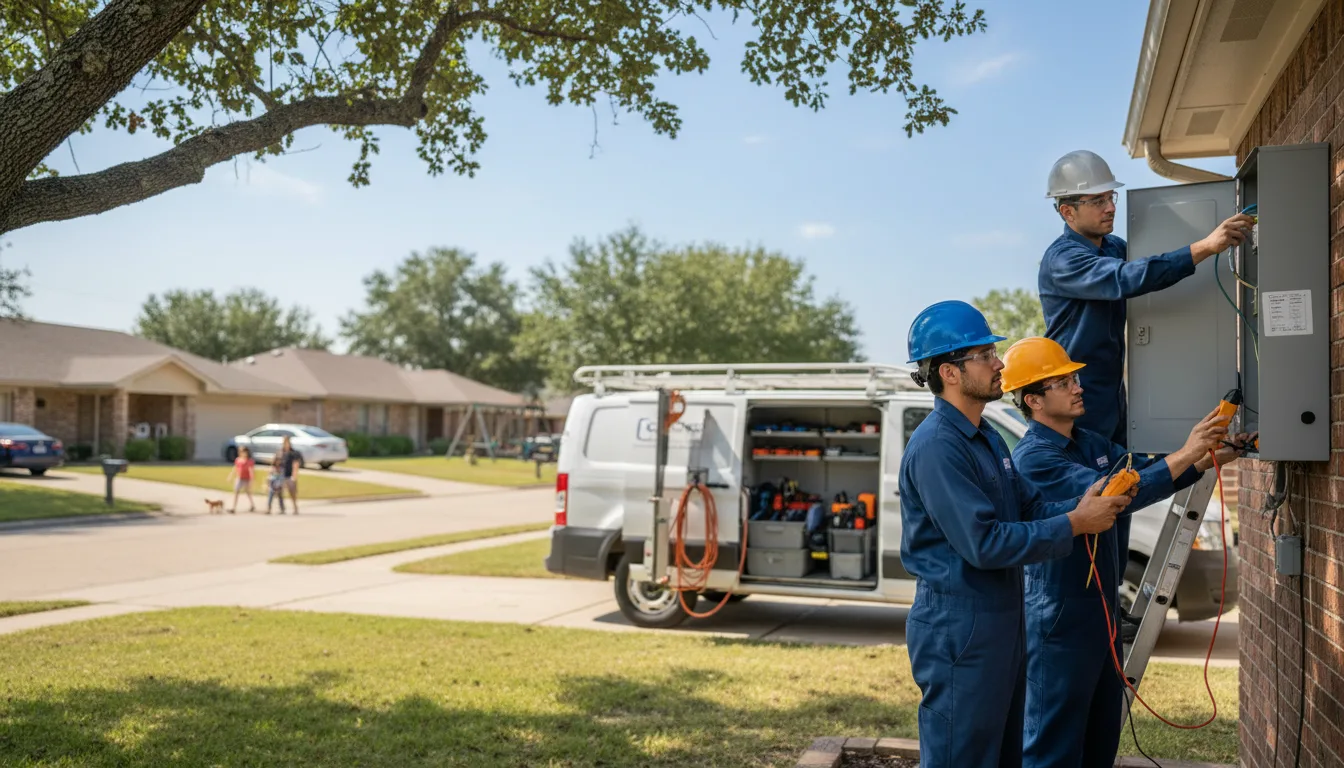Certified electrician providing emergency electrical services in Jordanville, NY